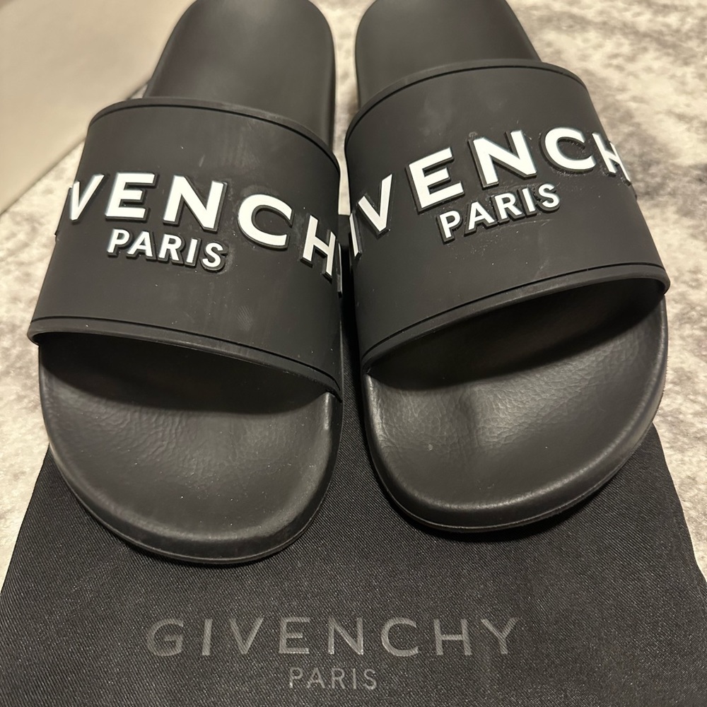 Givenchy Slide Flat Sandal Black - Picture 3 of 6
